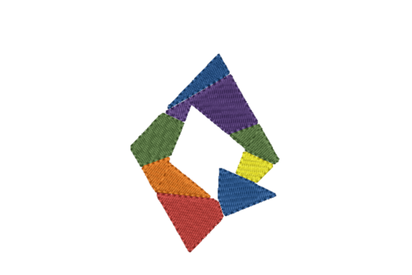 Diagonous Q: Creative Fabrica Embroidery Design