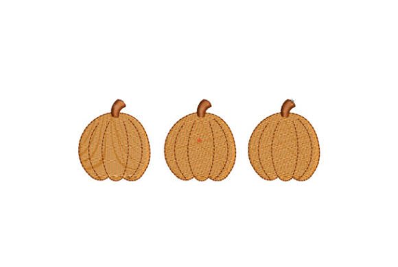 Funny Pumpkins Embroidery