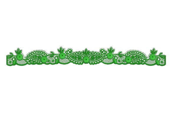 Green Shoots Embroidery Design