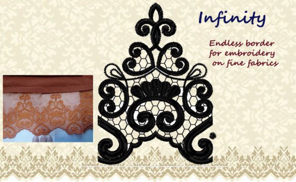 Infinity Border: A Timeless Embroidery Design