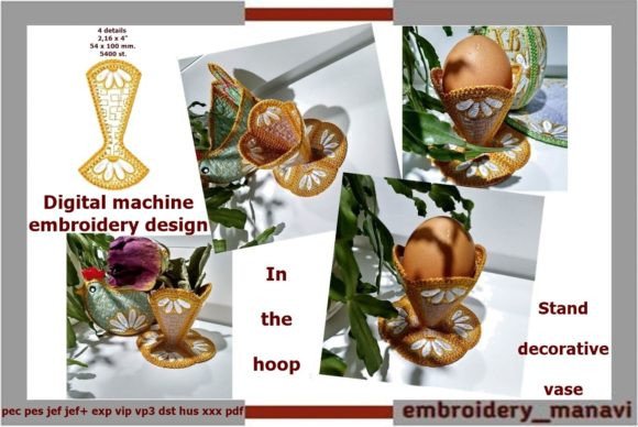 ITH Egg Stand Vase