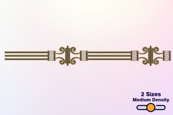 Luxurious Border Embroidery Design