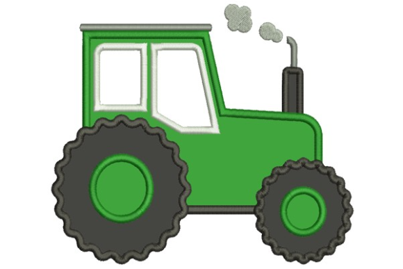 Tractor Applique: A Seasonal Embroidery Gem