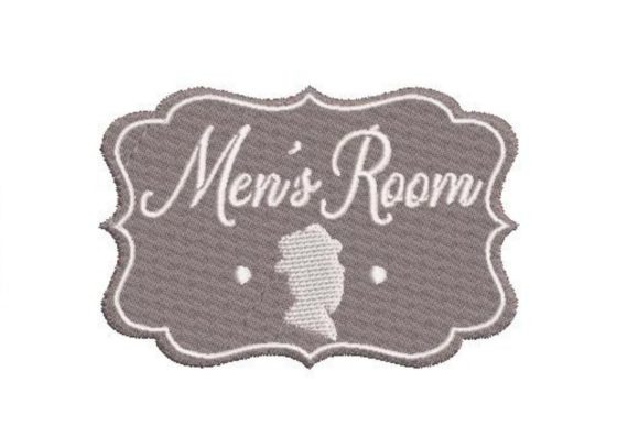 Vintage Men's Room Sign