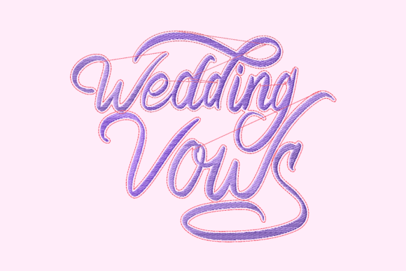 Wedding Vows Lettering Review